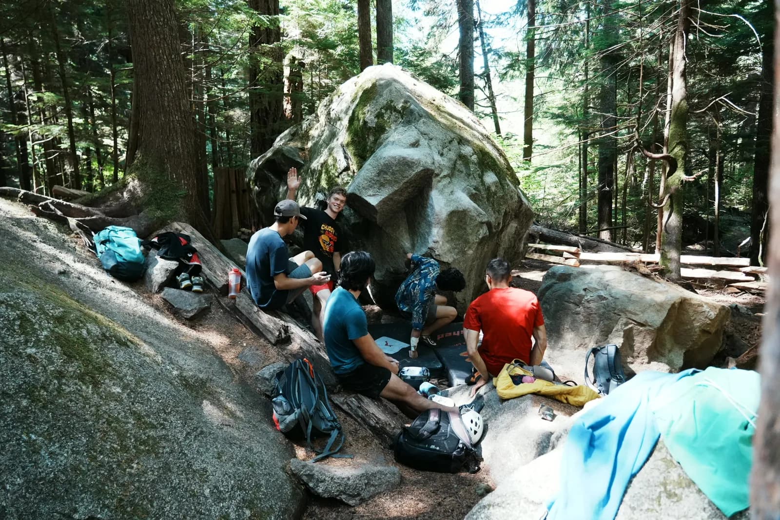 Hanging out at squamish.