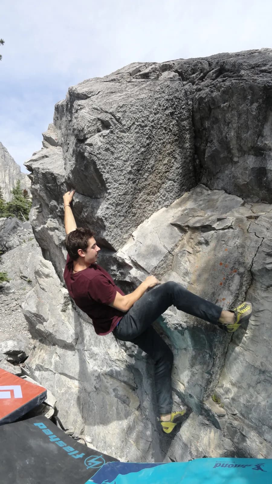 Bouldering at Big Choss