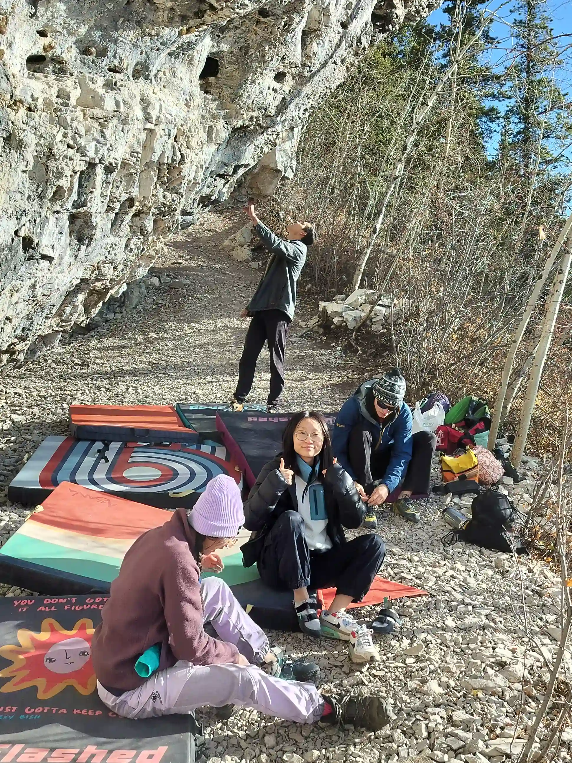 Bouldering at White Buddha (Nov 2)